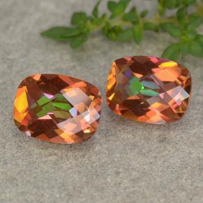 Achetez naturel 3,38ct multicolore quartz mystique gems, coupe coussin, en provenance brésil chez gemselect. en stock, livraison internationale!