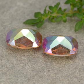Achetez naturel 3,38ct multicolore quartz mystique gems, coupe coussin, en provenance brésil chez gemselect. en stock, livraison internationale!