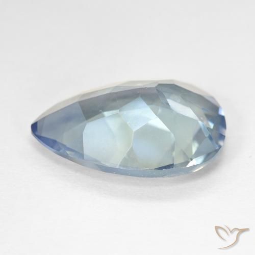 Quartz mystique Multicolore naturelle En forme de poire, 8.82 ct, VVS-VS