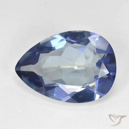 Quartz mystique Multicolore naturelle En forme de poire, 8.65 ct, VVS-VS