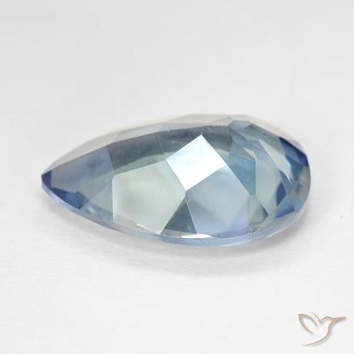 Quartz mystique Multicolore naturelle En forme de poire, 8.65 ct, VVS-VS