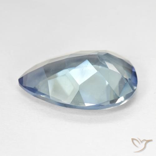Quartz mystique Multicolore naturelle En forme de poire, 8.42 ct, VVS-VS