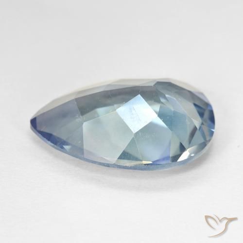 Quartz mystique Multicolore naturelle En forme de poire, 8.87 ct, VVS-VS
