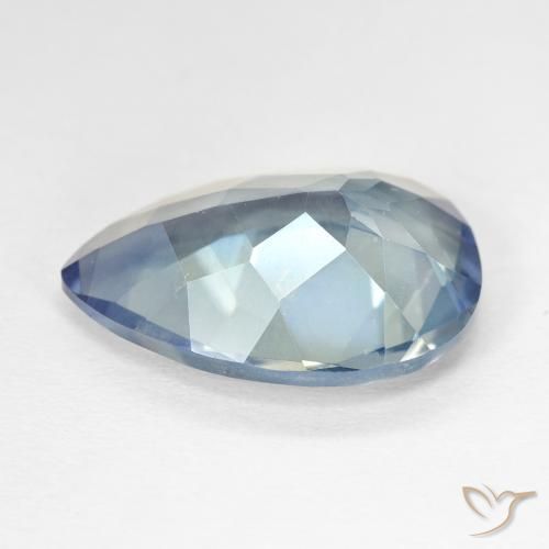 Quartz mystique Multicolore naturelle En forme de poire, 8.69 ct, VVS-VS
