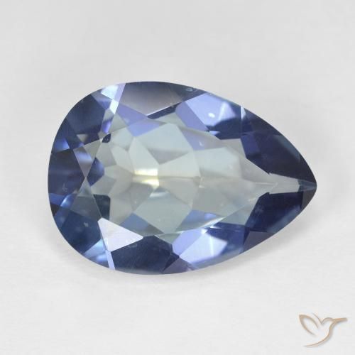 Quartz mystique Multicolore naturelle En forme de poire, 8.62 ct, VVS-VS