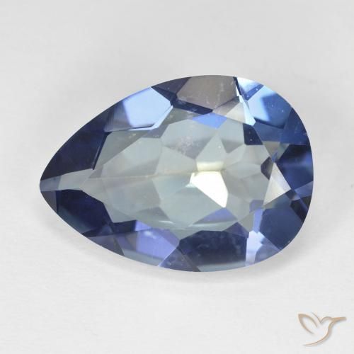 Quartz mystique Multicolore naturelle En forme de poire, 8.71 ct, VVS-VS