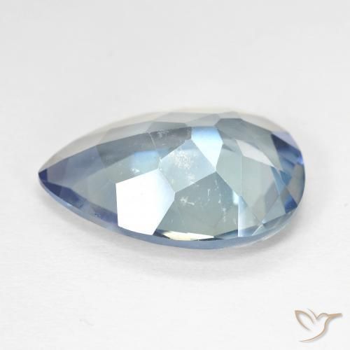 Quartz mystique Multicolore naturelle En forme de poire, 8.71 ct, VVS-VS