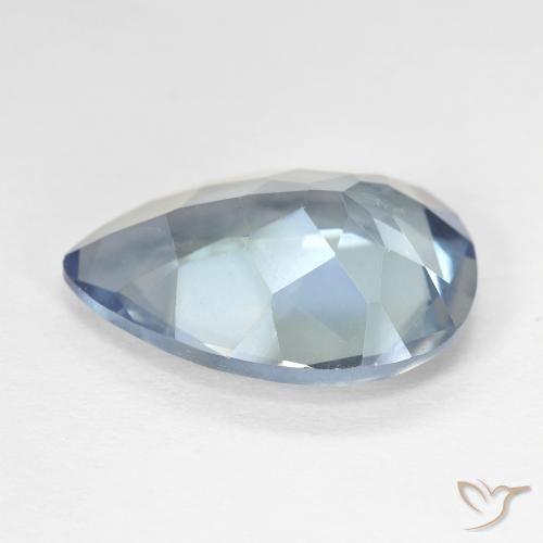 Quartz mystique Multicolore naturelle En forme de poire, 8.95 ct, VVS-VS