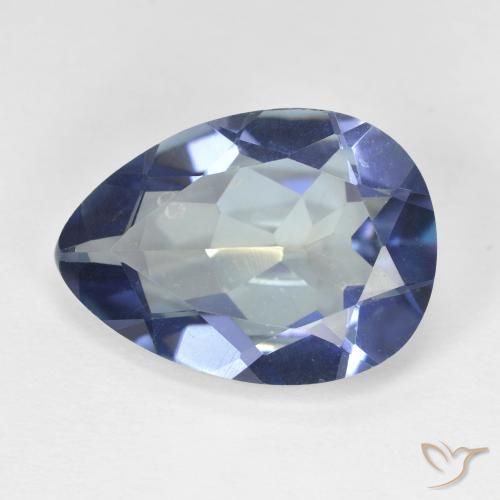 Quartz mystique Multicolore naturelle En forme de poire, 8.91 ct, VVS-VS