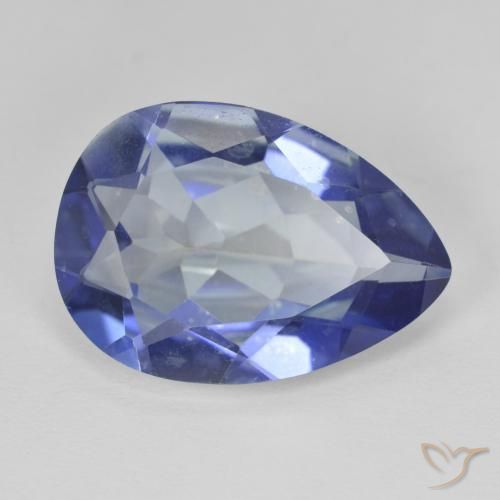 Quartz mystique Multicolore naturelle En forme de poire, 8.68 ct, VVS-VS