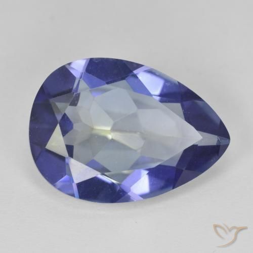 Quartz mystique multicolore naturelle en forme de poire, 8,89 ct, VVS-VS