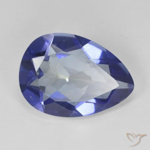Quartz mystique Multicolore naturelle En forme de poire, 8.42 ct, VVS-VS