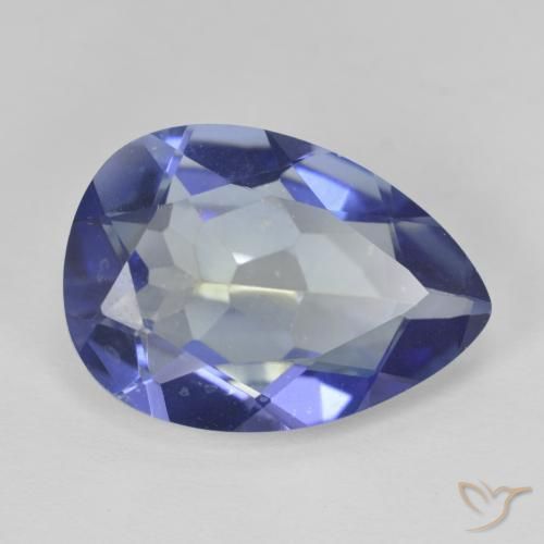 Quartz mystique Multicolore naturelle En forme de poire, 8.72 ct, VVS-VS