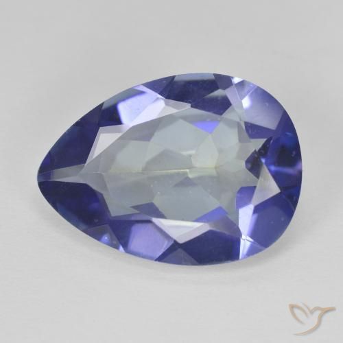Quartz mystique Multicolore naturelle En forme de poire, 8.50 ct, VVS-VS