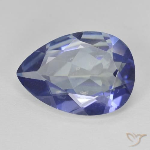 Quartz mystique Multicolore naturelle En forme de poire, 8.41 ct, VVS-VS