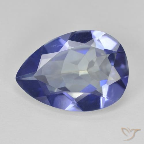 Quartz mystique Multicolore naturelle En forme de poire, 8.55 ct, VVS-VS