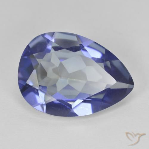 Quartz mystique Multicolore naturelle En forme de poire, 8.55 ct, VVS-VS
