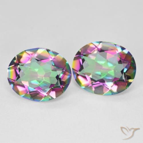 Shop natural 7.84ct Multicolore Quartz mystique gems, ovale, from Brésil at GemSelect. In stock, global shipping!
