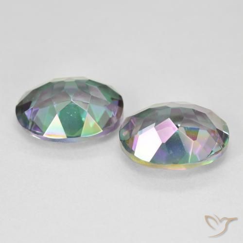 Shop natural 8.72ct Multicolore Quartz mystique gems, ovale, from Brésil at GemSelect. In stock, global shipping!