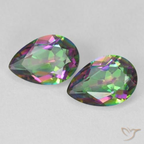Shop natural 3.86ct Multicolore Quartz mystique gems, En forme de poire, from Brésil at GemSelect. In stock, global shipping!