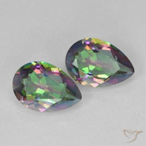 Shop natural 3.84ct Multicolore Quartz mystique gems, En forme de poire, from Brésil at GemSelect. In stock, global shipping!