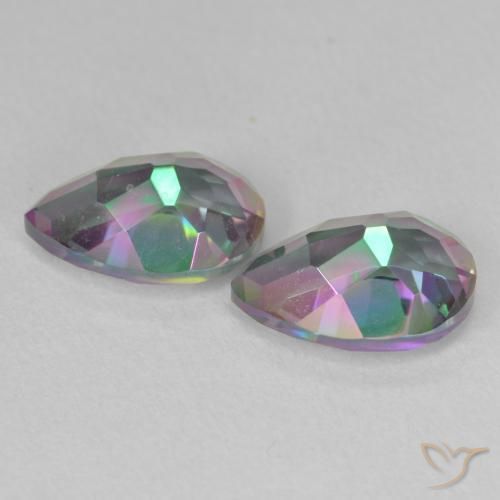 Shop natural 3.84ct Multicolore Quartz mystique gems, En forme de poire, from Brésil at GemSelect. In stock, global shipping!