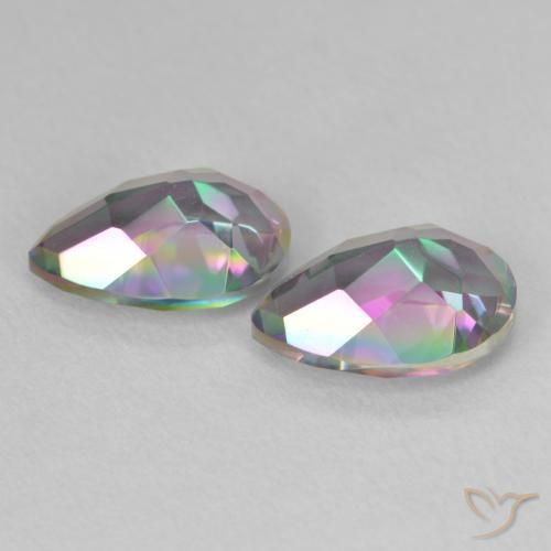 Shop natural 3.75ct Multicolore Quartz mystique gems, En forme de poire, from Brésil at GemSelect. In stock, global shipping!