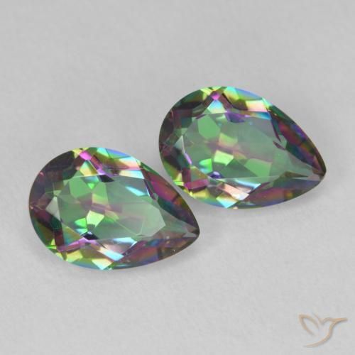Shop natural 3.71ct Multicolore Quartz mystique gems, En forme de poire, from Brésil at GemSelect. In stock, global shipping!