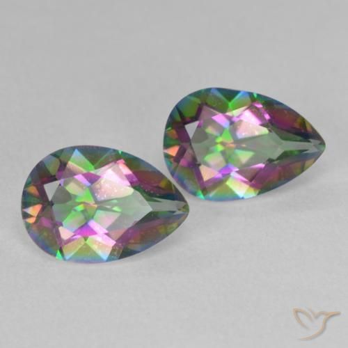 Shop natural 3.51ct Multicolore Quartz mystique gems, En forme de poire, from Brésil at GemSelect. In stock, global shipping!