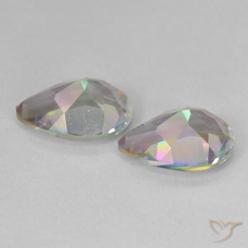 Shop natural 3.51ct Multicolore Quartz mystique gems, En forme de poire, from Brésil at GemSelect. In stock, global shipping!