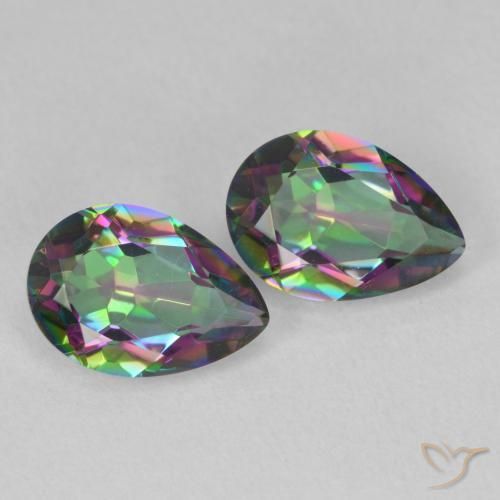 Shop natural 3.66ct Multicolore Quartz mystique gems, En forme de poire, from Brésil at GemSelect. In stock, global shipping!