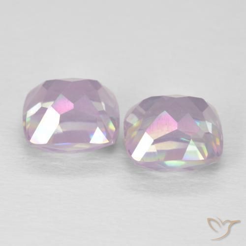 Achetez naturel 3.22ct Multicolore Quartz mystique gems, Coupe coussin, En provenance Brésil chez GemSelect. En stock, livraison internationale!