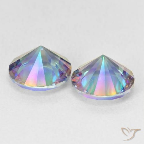 Shop natural 3.32ct Bleu multicolore Quartz mystique gems, Tour, from Brésil at GemSelect. In stock, global shipping!