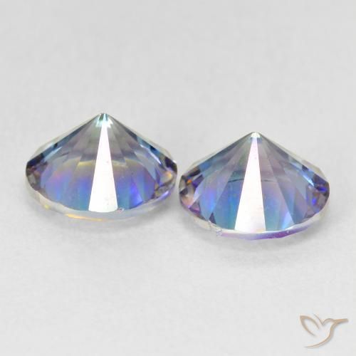 Shop natural 3.29ct Bleu multicolore Quartz mystique gems, Tour, from Brésil at GemSelect. In stock, global shipping!