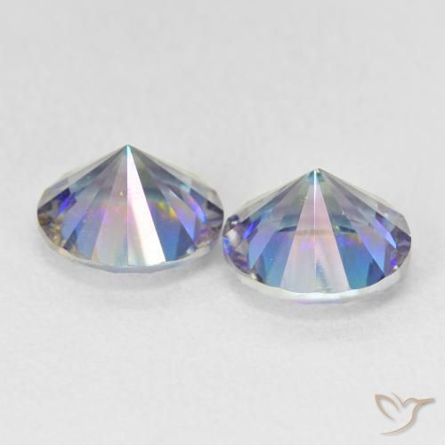 Shop natural 3.29ct Bleu multicolore Quartz mystique gems, Tour, from Brésil at GemSelect. In stock, global shipping!