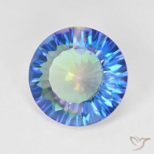 Quartz mystique Multicolore naturelle Tour, 5.29 ct, VVS-VS
