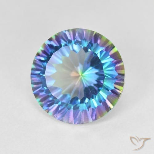 Quartz mystique Multicolore naturelle Tour, 5.12 ct, VVS-VS