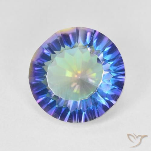 Quartz mystique Multicolore naturelle Tour, 5.13 ct, VVS-VS