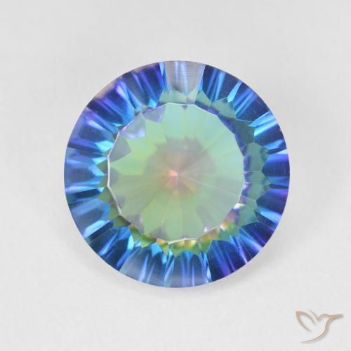 4.88ct Naturel Multicolore Quartz mystique, Tour, VVS-VS