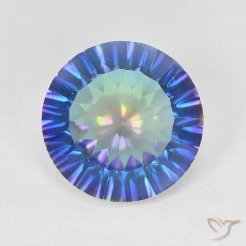 5.48ct Naturel Multicolore Quartz mystique, Tour, VVS-VS