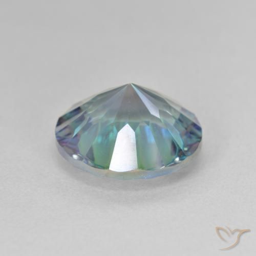 Quartz mystique Bleu multicolore naturelle Tour, 5.11 ct, VS