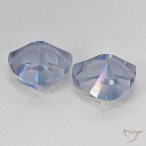 Achetez naturel 5.45ct Bleu multicolore Quartz mystique gems, Trillion, En provenance Brésil chez GemSelect. En stock, livraison internationale!