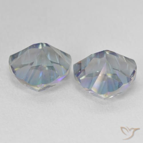 Shop natural 5.19ct Bleu multicolore Quartz mystique gems, Trillion, from Brésil at GemSelect. In stock, global shipping!