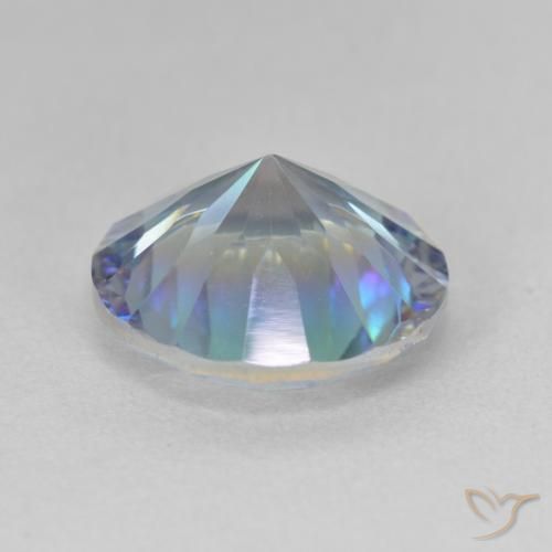 Quartz mystique Bleu multicolore naturelle Tour, 5.24 ct, VVS-VS