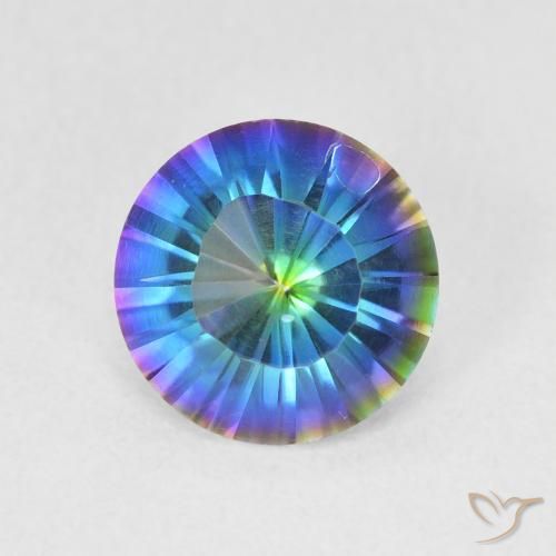1.53ct Naturel Multicolore Quartz mystique, Tour, VVS