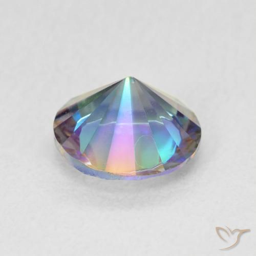 Quartz mystique Multicolore naturelle Tour, 1.53 ct, VVS