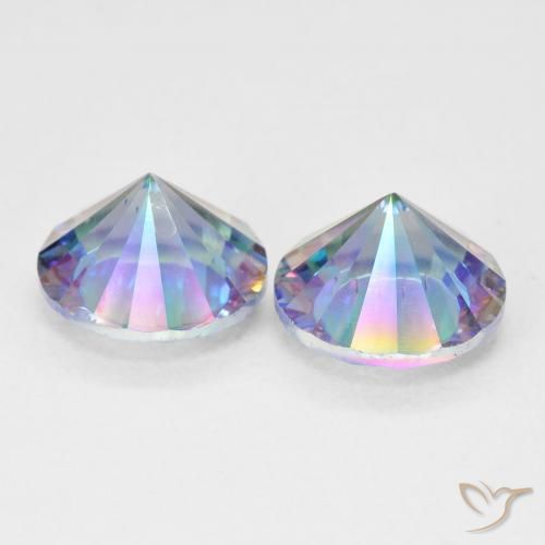 Shop natural 3.27ct Bleu multicolore Quartz mystique gems, Tour, from Brésil at GemSelect. In stock, global shipping!