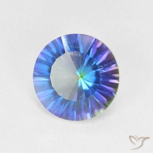 Quartz mystique Multicolore naturelle Tour, 1.65 ct, VVS-VS