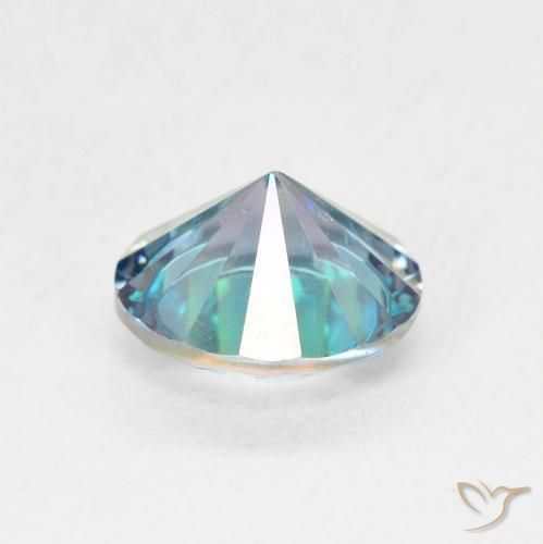 Quartz mystique Bleu multicolore naturelle Tour, 1.72 ct, VVS-VS