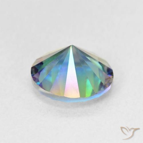 Quartz mystique Bleu multicolore naturelle Tour, 1.58 ct, VVS